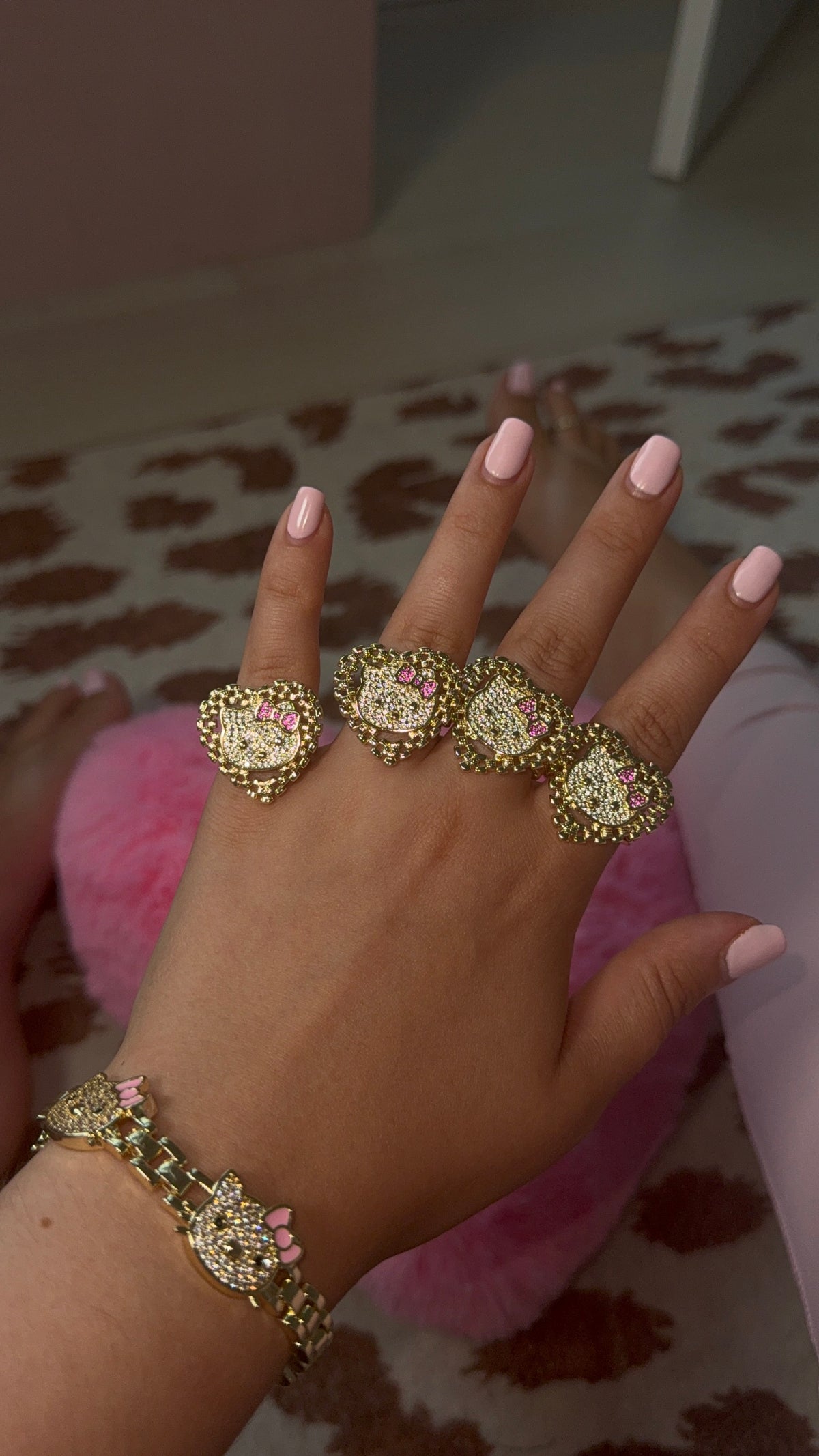 KITTY FACE HEART | RING